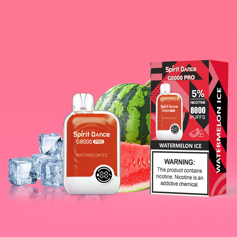 Vapes Avec Digital SPIRIT Original 8000 Puffs 8k Stylo Vape Jetable E