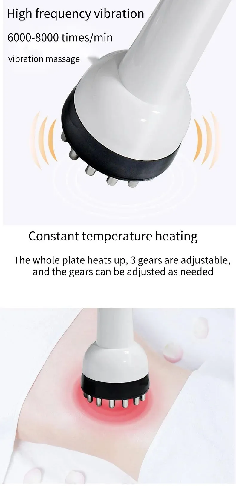 massage vibrating tools Rechargeable Dual Vibration hitachi wand Vibrator