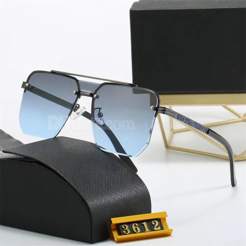 Designer Sunglasses 2024 Luxury Oversized Large Frame for Men Women Unisex