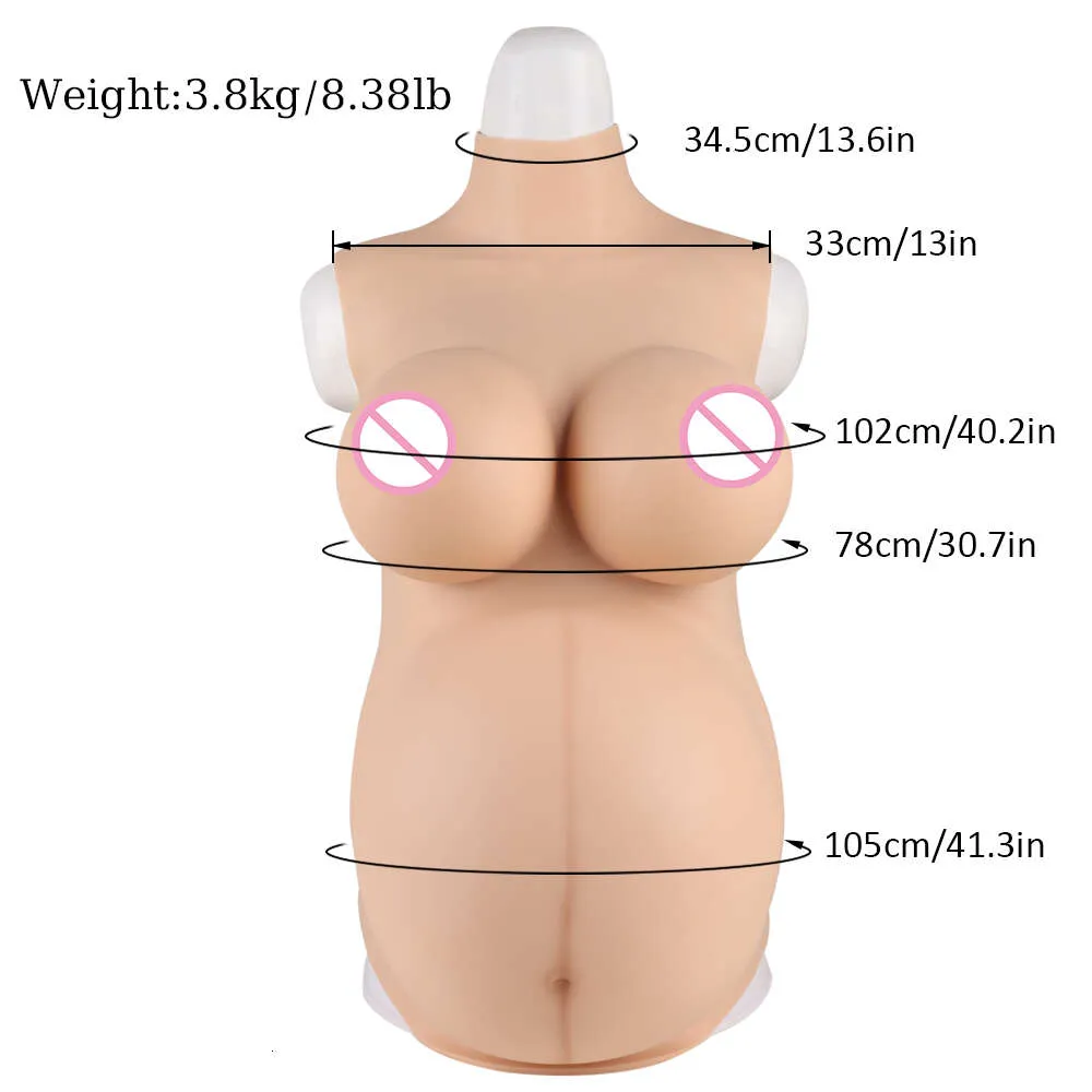 Artificial Silicone Fake Pregnant G Cup Boobs Spong Soft For Crossdresser  Shemale Belly Cosplay Hombre Pussy Sissy From 792,26 €