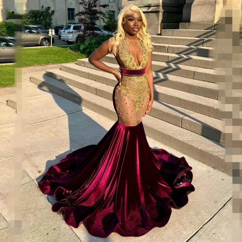 Burgundy Prom Dress Maroon Dress With Lace Prom Dresses Maroon And