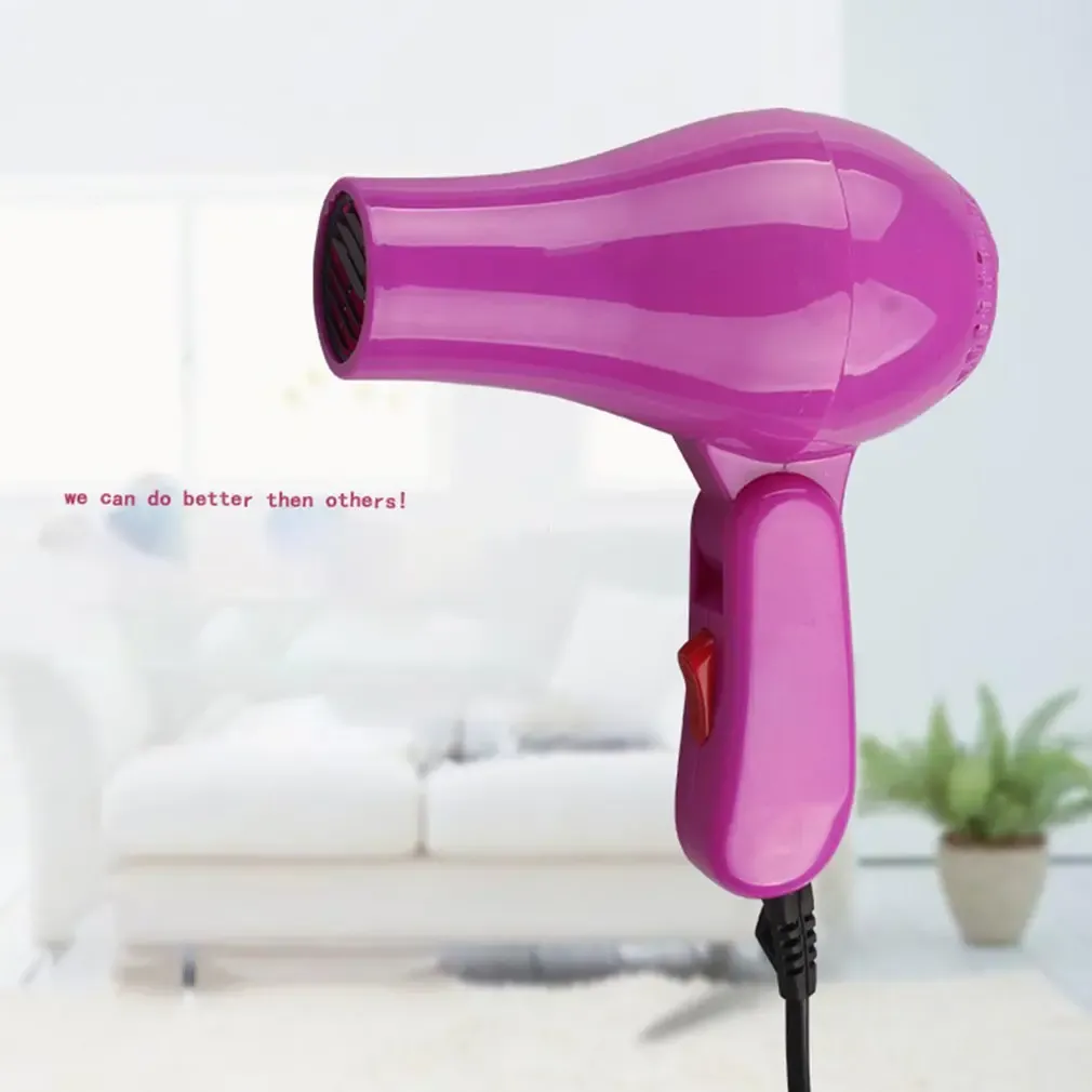 Mini Foldable Travel Hair Dryer with Concentrator Nozzle Shop Now!  Professional 220V Hair Blower, CN Best Seller!