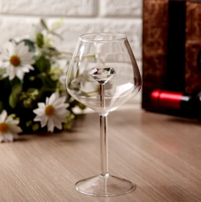 3D Clear Diamond Reusable Wine Glasses With Built In... From Shenzhuhome,  $8.39 | DHgate.Com