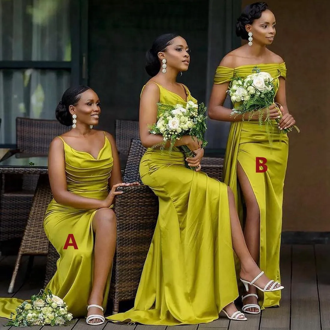 nigerian bridesmaid dresses African Print Dresses For Weddings Traditional Ankara Traditional Bridesmaid Dresses African shoulder neckline Nigerian Traditional Nigerian Bridesmaid Dresses