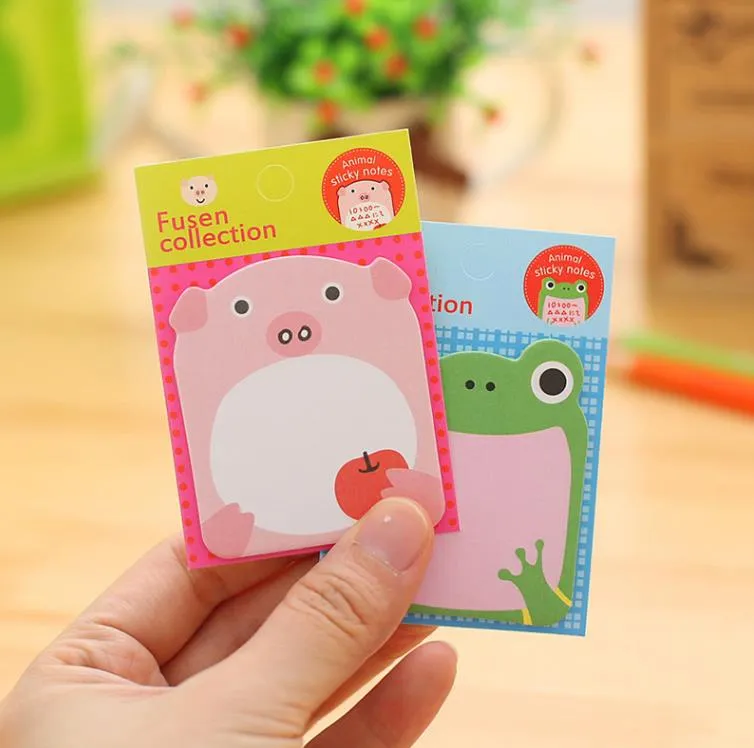 Wholesale Kawaii Animal Sticky Notes Cute Panda Cat Memo Pads SN4542 ...