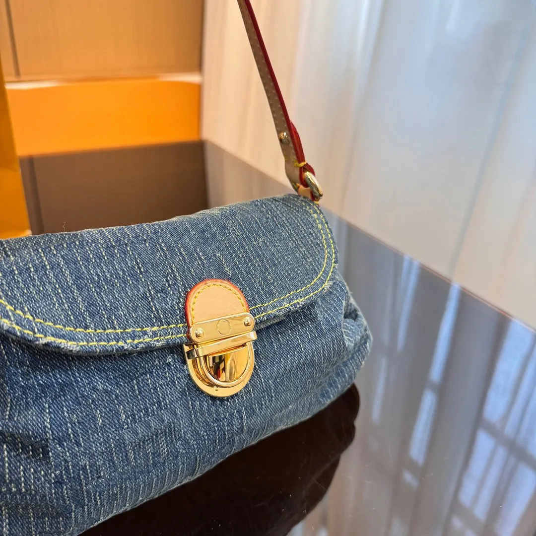 Denim tas Dames Crossbody tas Grote capaciteit Studenten klas forensen schoudertas – koop de beste producten in de online winkel