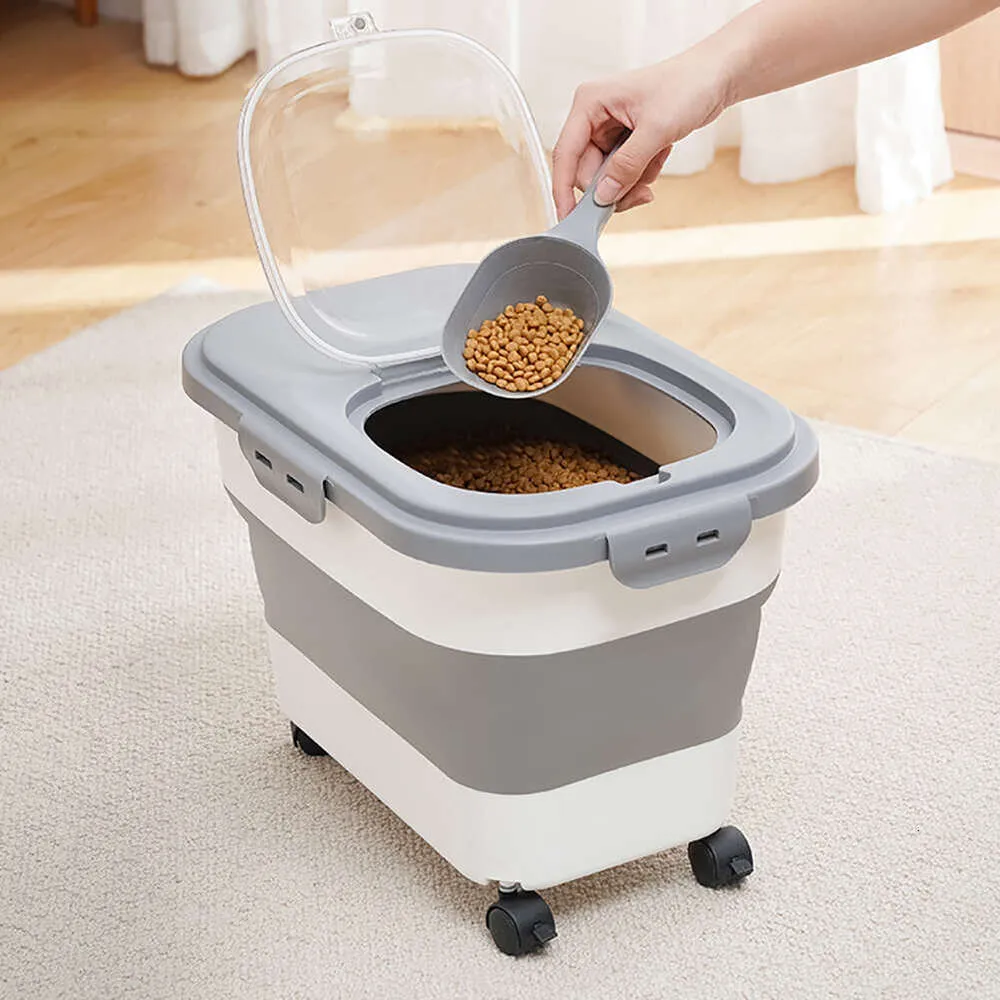 Pet food storage with scoop hotsell