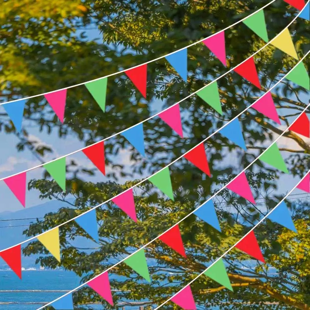 Triangle Flag Frame Triangle Decorations 300M Multicolored Triangle Flags... From Thousand ...