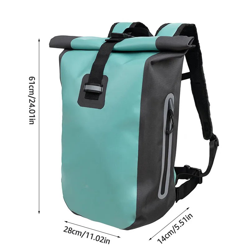 20L Waterproof Dry Bag Backpack: Premium 600D PVC for Hiking