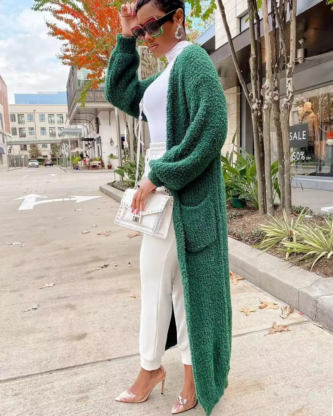 Green Velvet Long Cardigan Sweater Dress: Autumn/Winter Maxi Jumper, Shop  Now! Best Seller from Dhgate Women's Knits & Tees - price 105.03