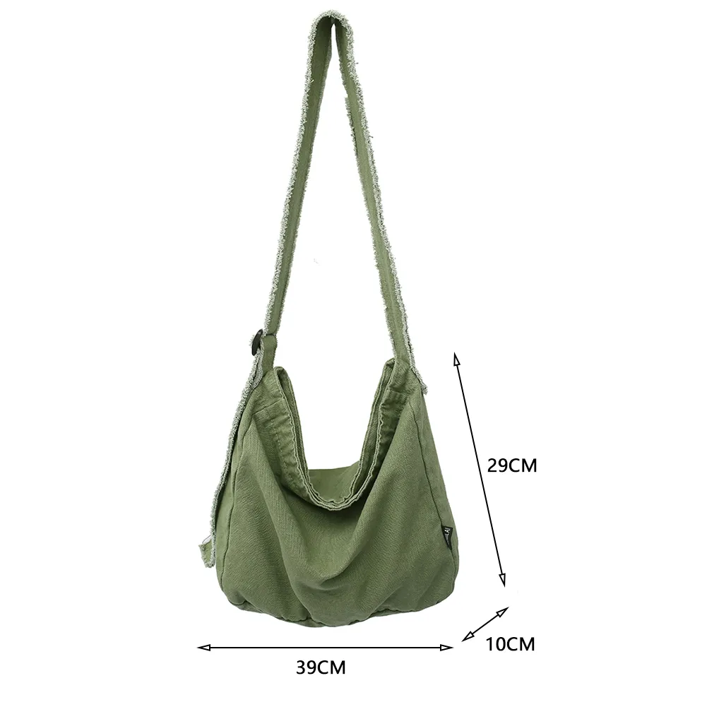 Women's Canvas Tote Bag - Large Capacity Fashion Shoulder Bag, Hobo Purse With Zipper, Top Handle Satchel For Work, Travel, Shopping