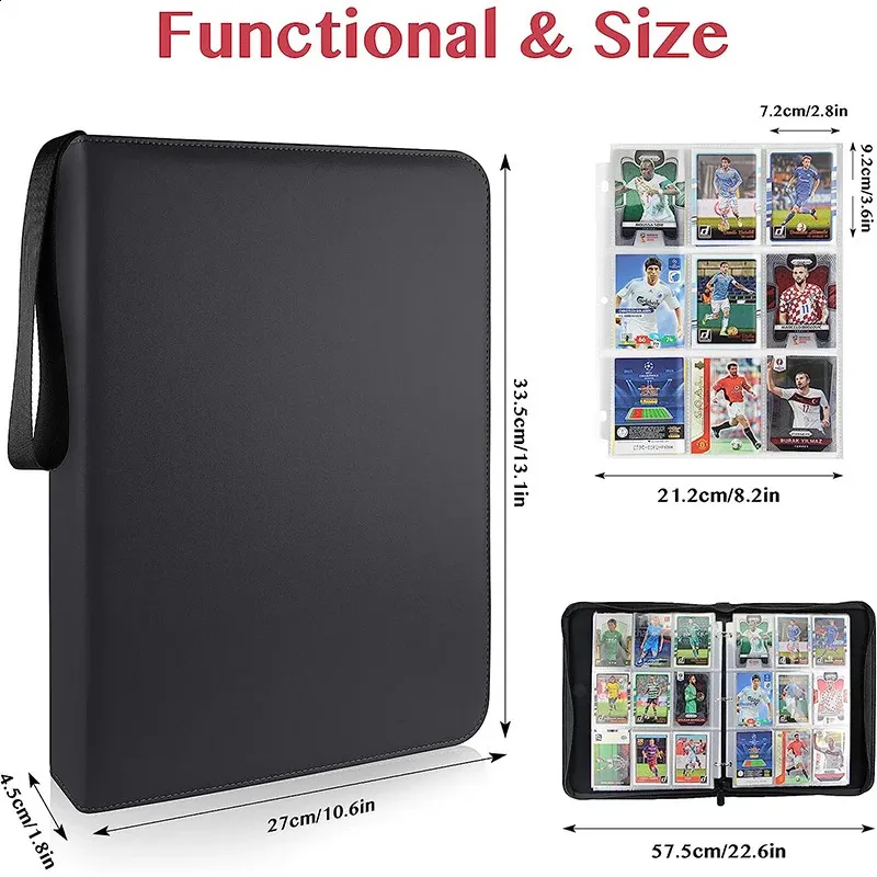 football card holder binder Amazon.com: Football Card Binder with Sleeves 400 Pocket, Green Bay Football  Card Holder for Trading Cards Sports Card 3 Ring Binder Folder Football  Collector Album Storage Book Case Kids Boys Girls Gift : main image 0