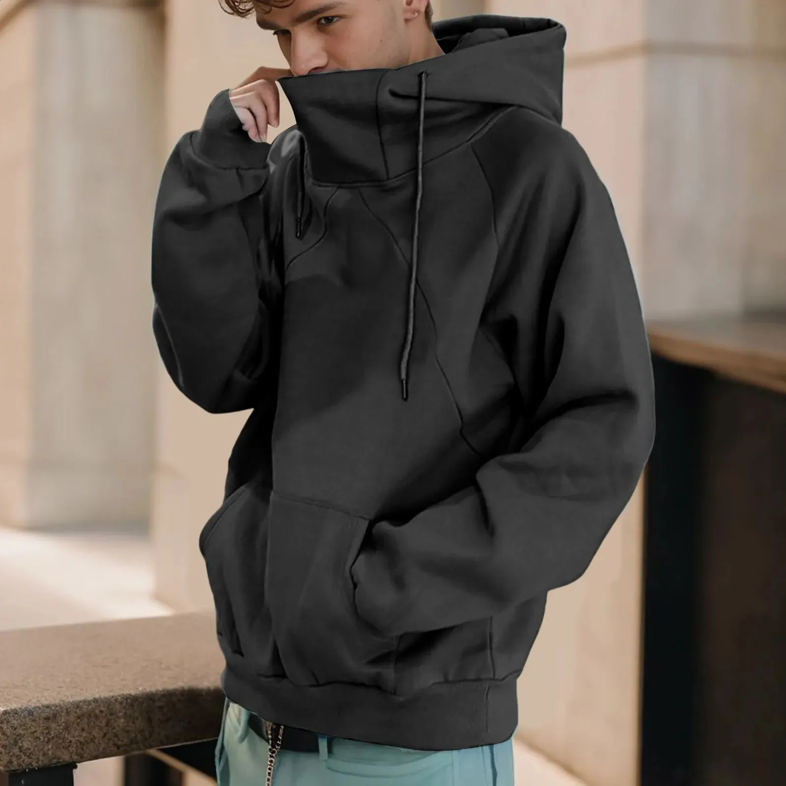 Mens thick fleece hoodie new arrivals