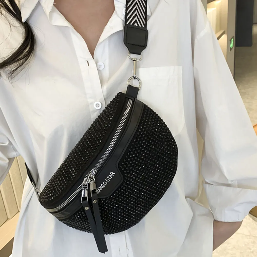 DHgate.com:Bling Bling Rhinestone Fanny Pack for Women