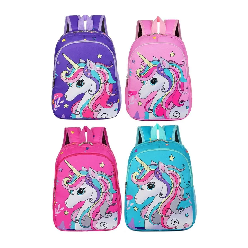 JOYHILL Kids Backpack - Lightweight Water Resistant Unicorn Design, Adjustable Straps For Preschool Boys Girls - View #9