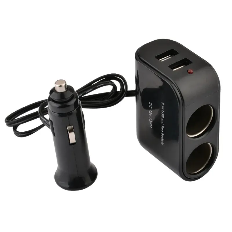 universal cigarette lighter Universal USB 12V/24V 4 Channel Car Cigarette Lighter Socket Splitter with  LED Light Switch and 1.2 GHz Transmitter from Dhgate Transmitter & Receiver