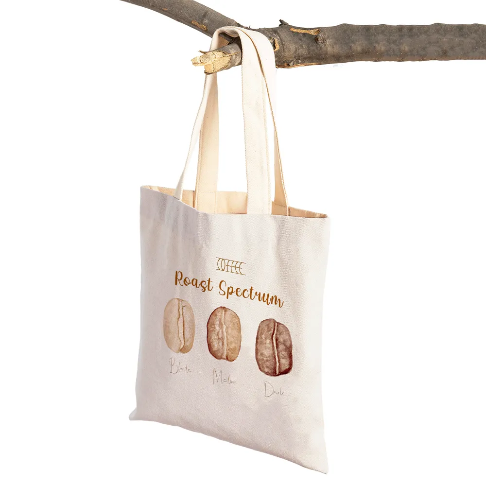 CafePress Spain Natural Canvas Tote Bag - Reusable Shopping Bag, 15x18 Inches, Medium Size - View #5