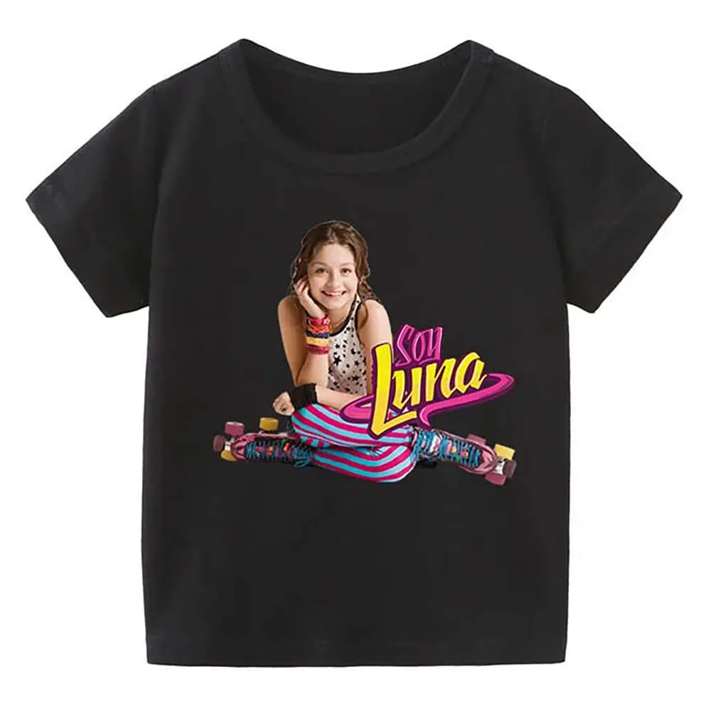 2023 ZYXZ New Cartoon Soy Luna Children s T Shirt Funny Pink T Shirts Baby Gilrs Summer Children For Kids Tops Clothes 917022 s