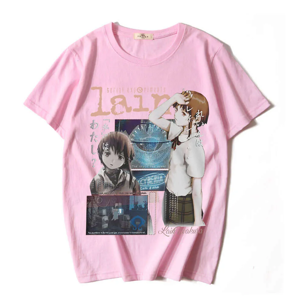 DHgate.com:Serial Experiments Lain Oversized Anime T-Shirt DHgate.com:Serial Experiments Lain Oversized Anime T-Shirt