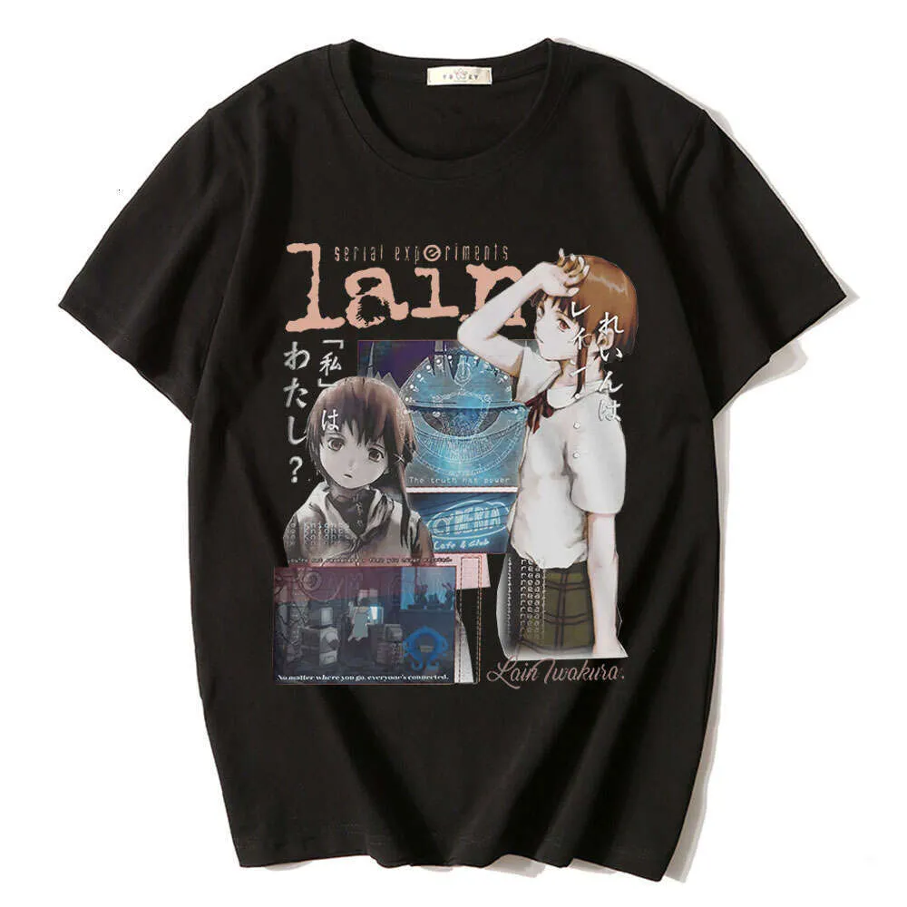 DHgate.com:Serial Experiments Lain Oversized Anime T-Shirt DHgate.com:Serial Experiments Lain Oversized Anime T-Shirt