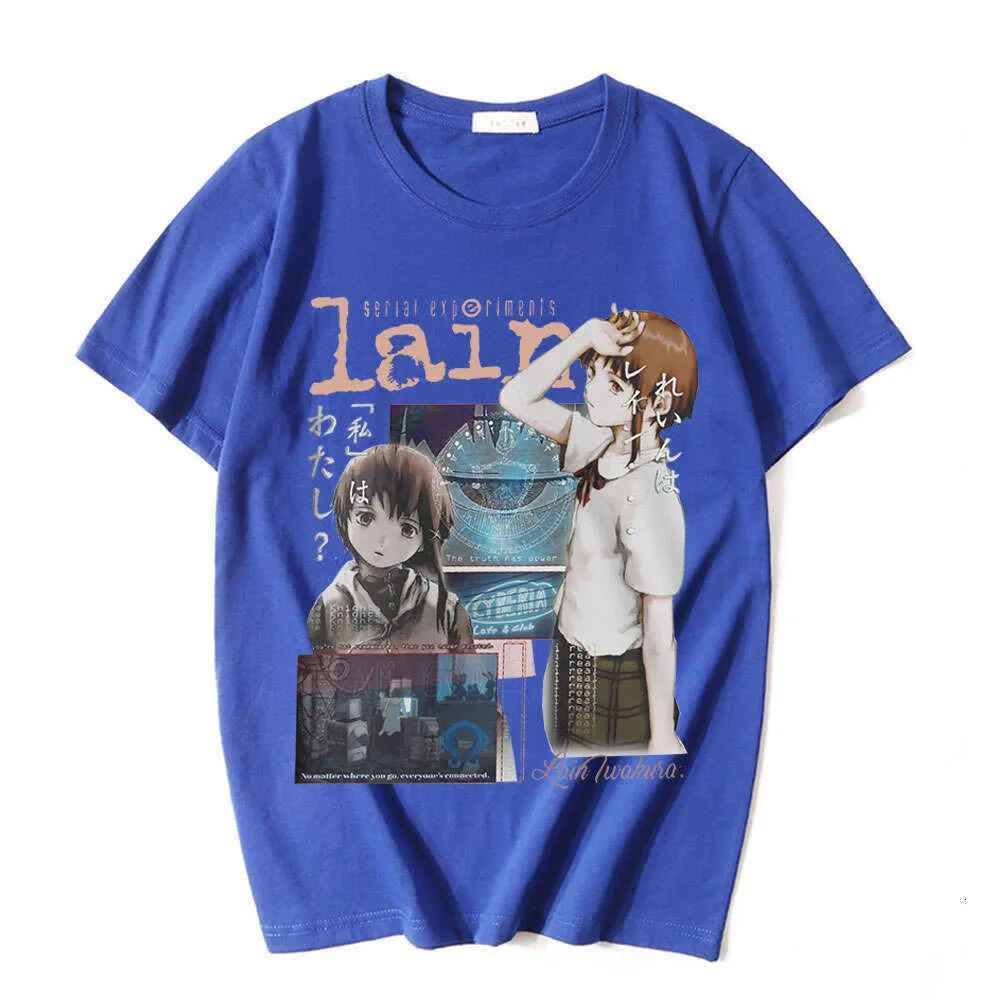 DHgate.com:Serial Experiments Lain Oversized Anime T-Shirt DHgate.com:Serial Experiments Lain Oversized Anime T-Shirt