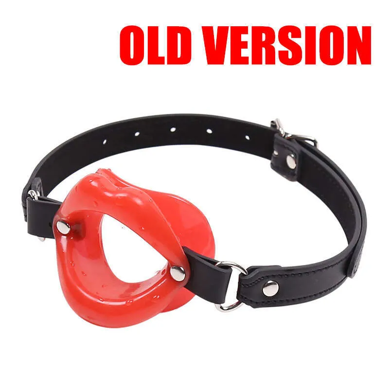 Boule De Gag Ultra Restrictive En Silicone Rouge - Pour Jeux BDSM - Collier Ajustable - Neuf