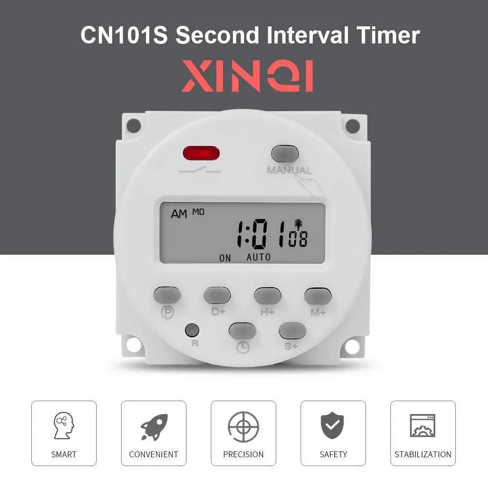Programmable Digital Timer Switch - 7 Day Weekly Relay with ...