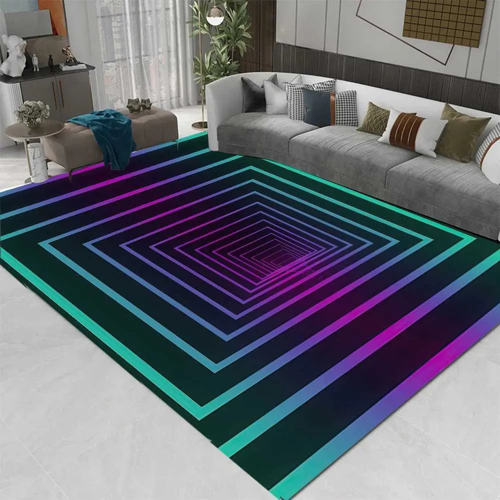 Illusion 3D LED area rugs with Non-Slip Surface for Large Illusion 3D LED area rugs with Non-Slip Surface for Large