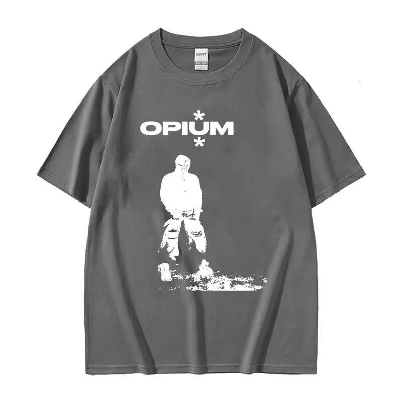 トップス graphic print tee opium archive style Ken Carson Opium Graphic t shirt t shirt - Lonely