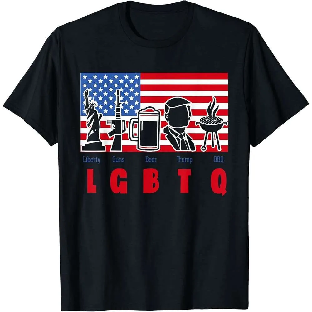 Liberty Guns Beer Trump T Shirt Funny Lgbt Parody Tee Liberty Guns Beer Trump T Shirt Funny Lgbt Parody Tee