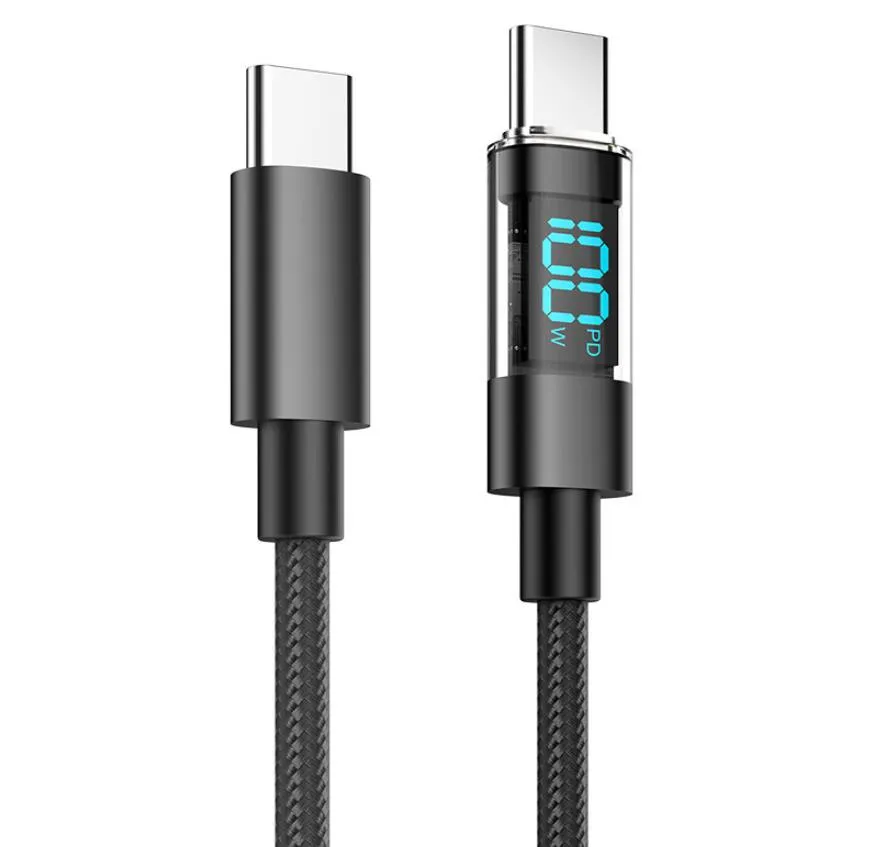 Shielded Led Display Data Cable 2024Aluminum LED Display Data Cable 3ft/6ft USB To Type C PD 100W/66W ...