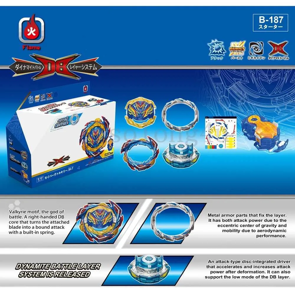 B 187 Spinning Tops Starter Savior Valkyrie SH 7 From