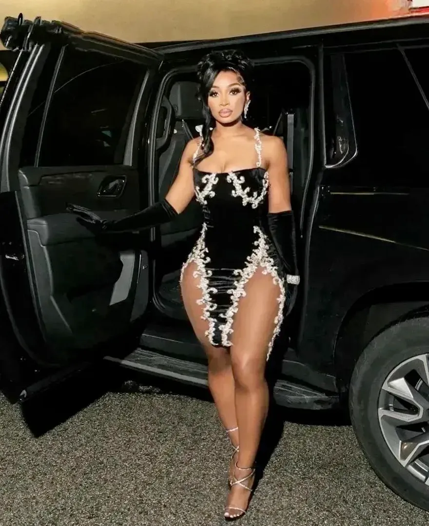 Black Sexy Cocktail Dress Sheath Silhouette, Short... From Verycute, $42.04 