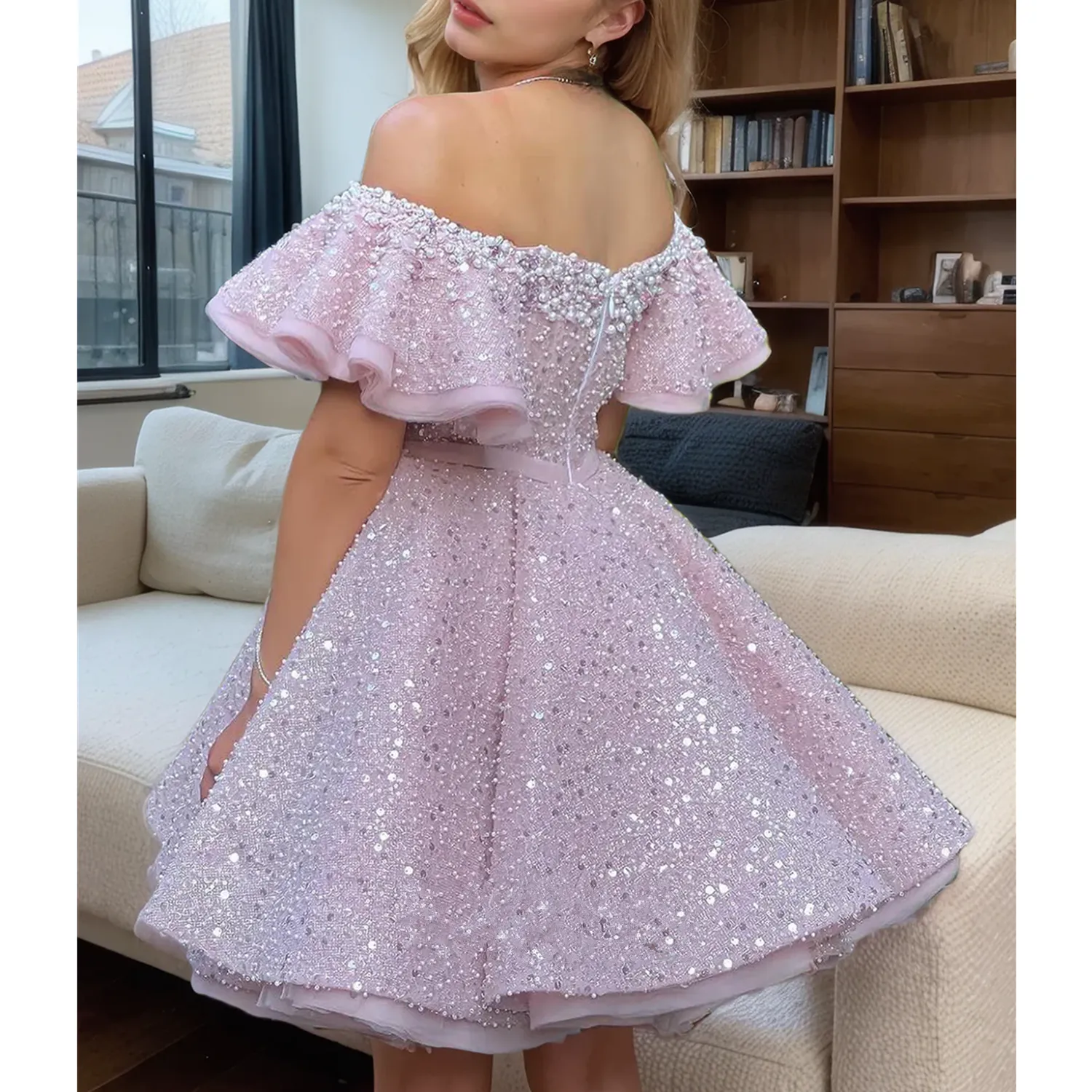 how to make a homecoming dress WEDTREND Women Green Tiered Homecoming Dress Strapless Beaded Corset A Line  Short Prom Dress with Bow