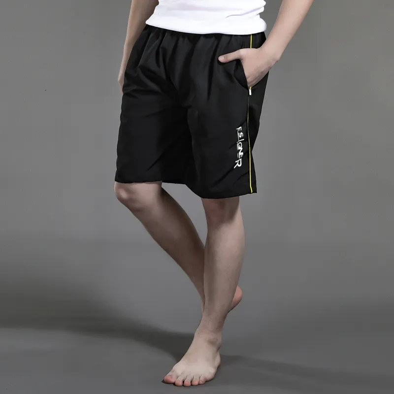 Quick Dry Pants Mens Five Quarter Length Loose Athletic Shorts For