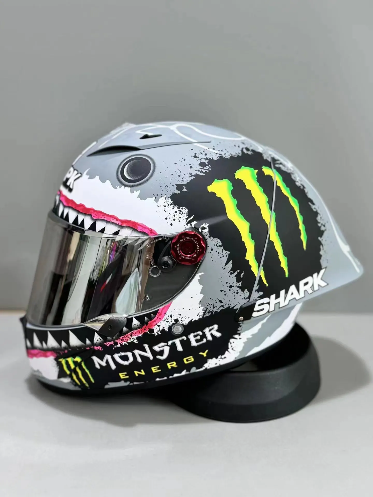 Casque Moto Intégral SOMAN F1 - Approuvé DOT - Visière Claire - Intérieur Amovible - Unisexe