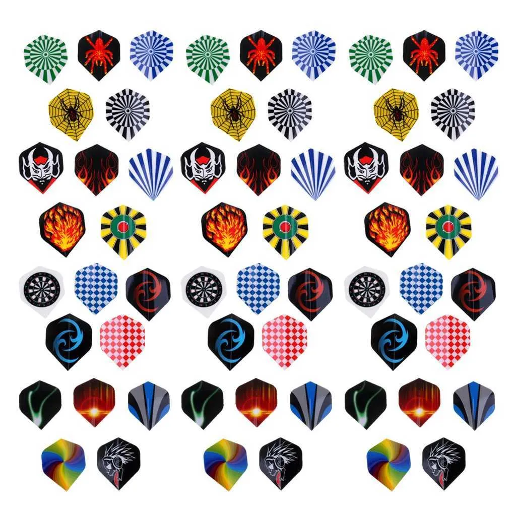 Deetenks 110-teiliges Dart Flights Set - 22 Verschi Produktbild-Vorschau 7