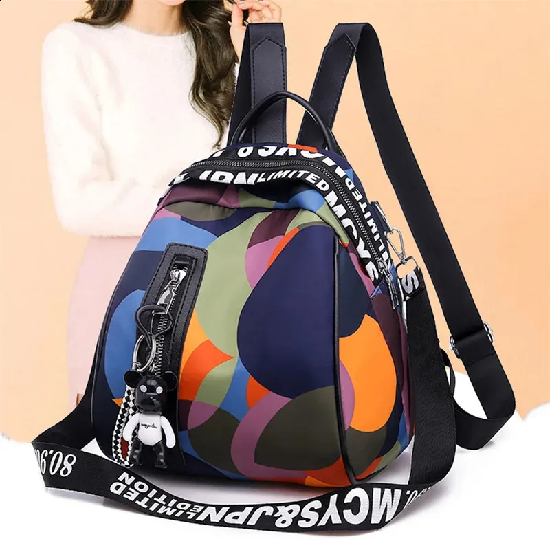 Multifunction Waterproof Oxford Backpack Anti Theft... From  display picture 1