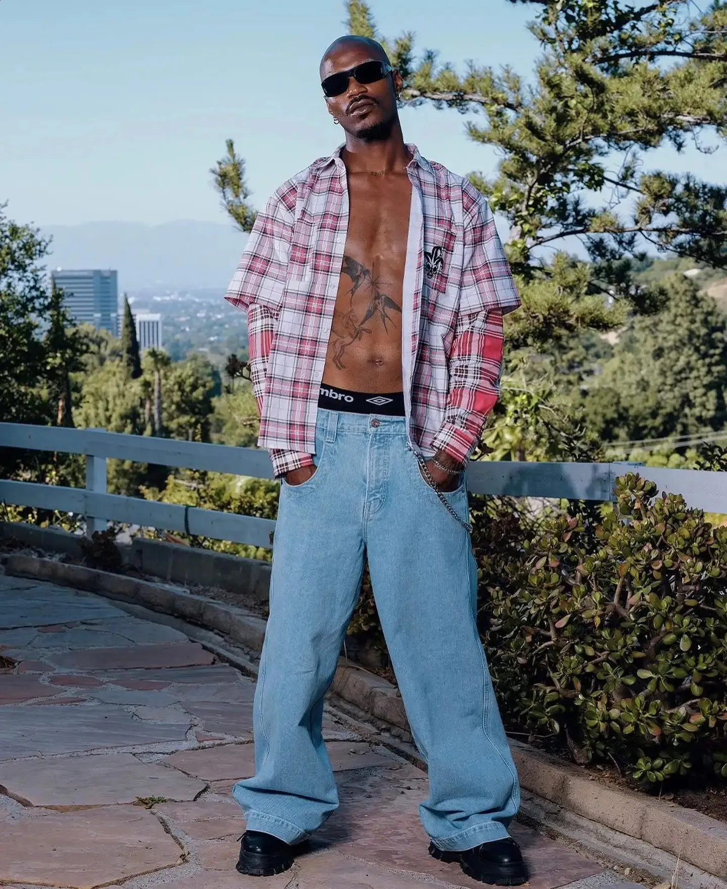 Y2k Baggy Straight Wide Leg Jeans Men Vintage Streetwear
