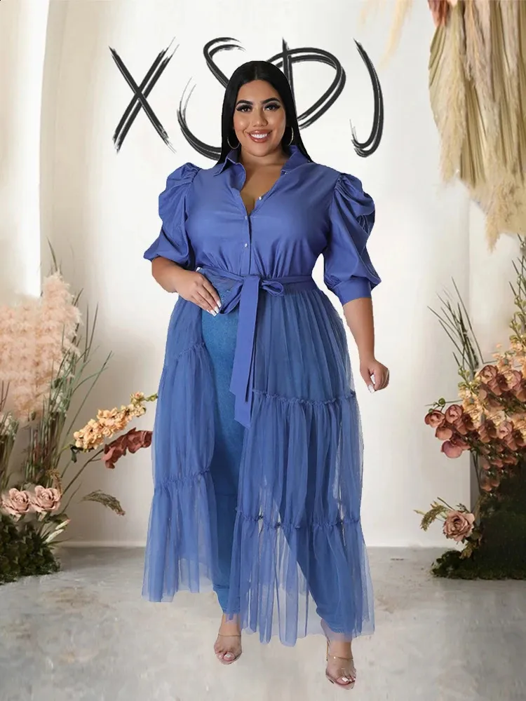 Scuba Dresses Puff Sleeve Blazer Dress Elegant Puff Sleeve Chiffon