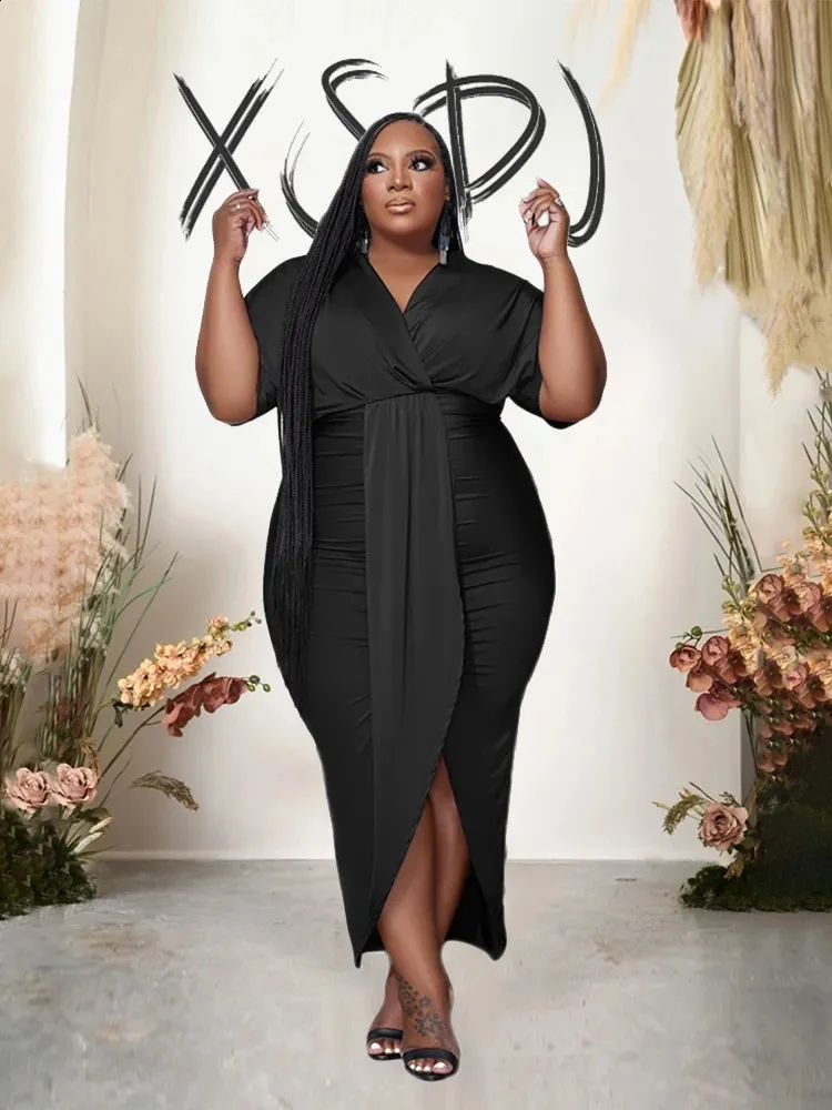 Plus Size Bodycon Dresses: Elegant Womens Summer... From Mysticastore,  $28.82 | DHgate.Com
