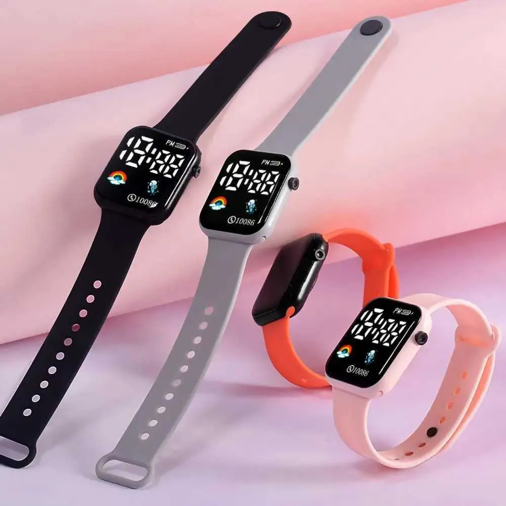 Kids LED Digital Watch: Waterproof Sports Style, Comfortable