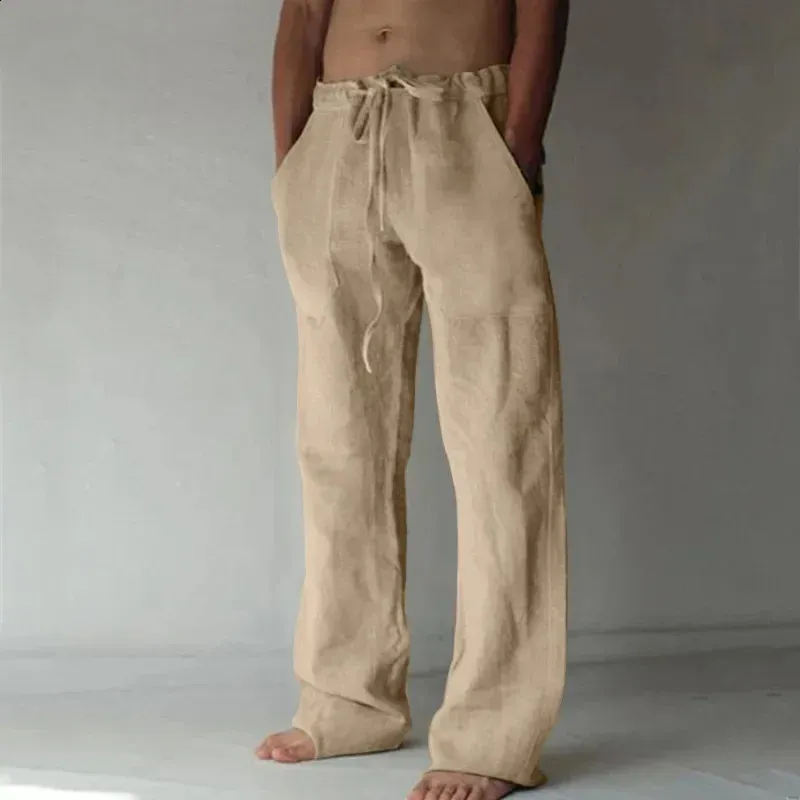 New Casual Loose Women Linen Wide Leg Pants 3506 New Casual Loose Women Linen Wide Leg Pants 3506