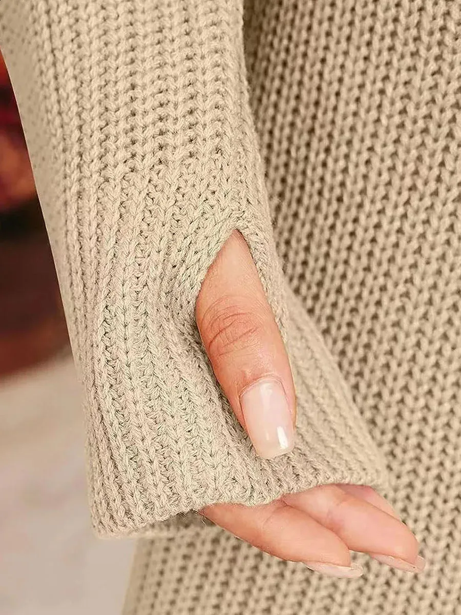 Elegant Knit Long Sleeve Dress - Women's Turtleneck Sweater Dress, Warm  Winter Style - Shop Now! from Dhgate Basic & Casual Dresses