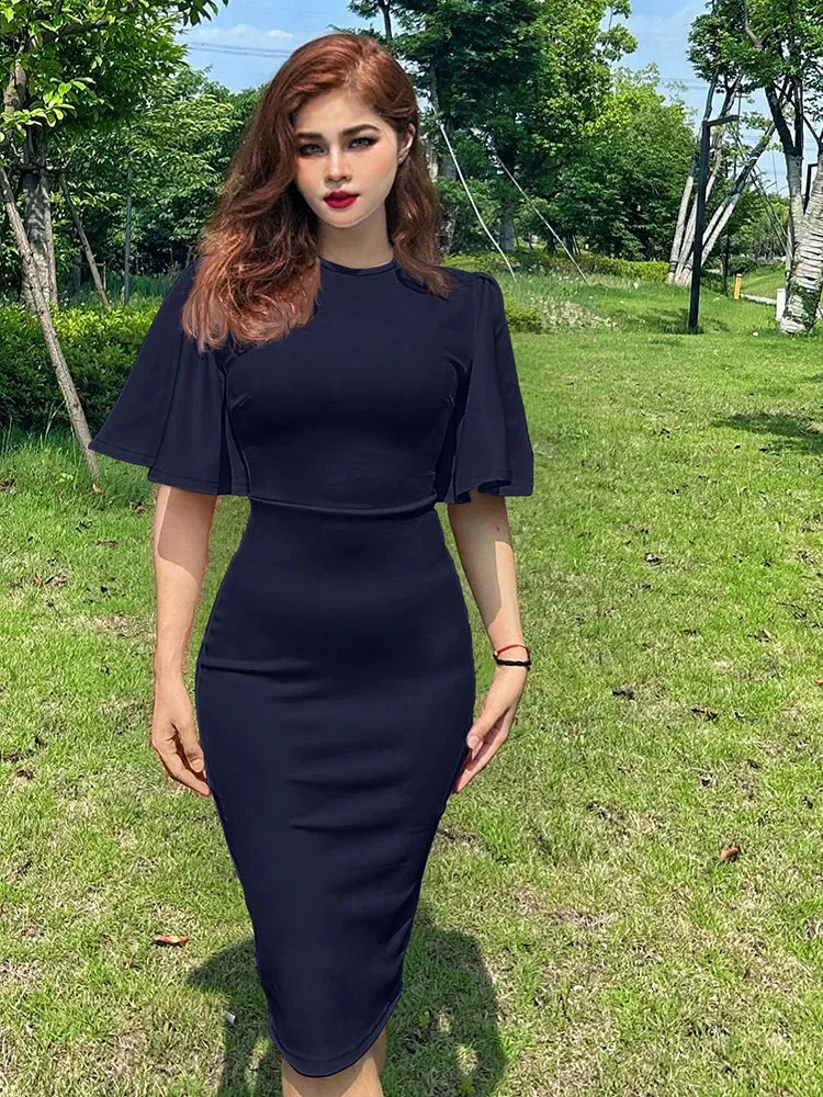 tight semi formal dresses Fesfesfes Evening Gowns for Women Summer Casual Solid Color Sleeveless Sequins Dress Low Cut One Shoulder Pleated Sundress Tight Waist High Slit Semi Formal Dress