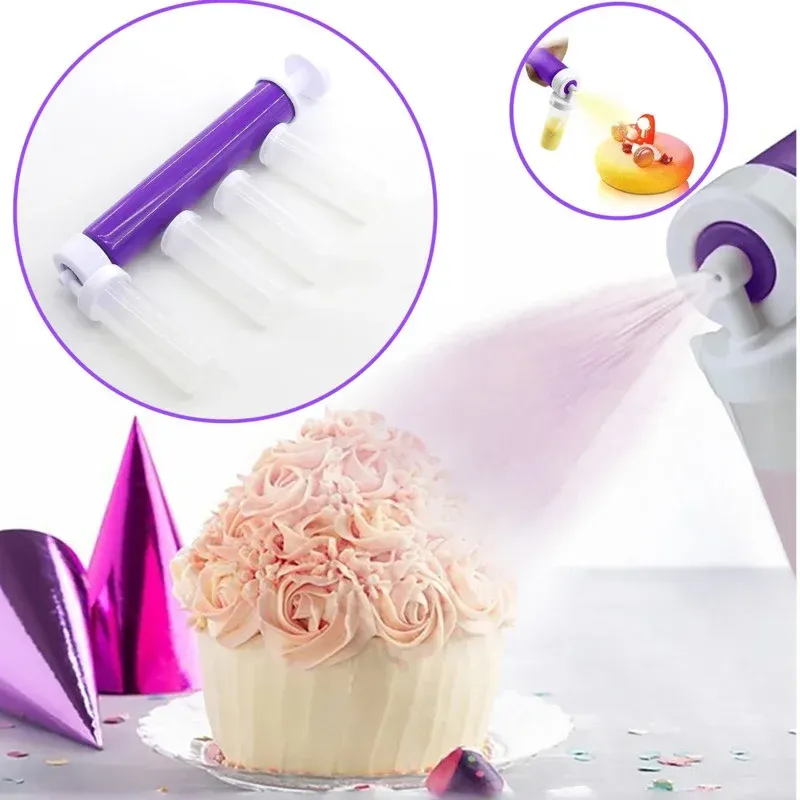 Food Coloring Edible Airbrush Machine Cake Decorating Airbrushing