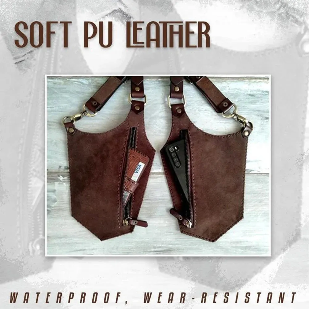 Anti-vol Sous Les Bras Double épaule Portefeuille Sac Caché étui Ceinture Sécurité Caché Pack Sac à Dos Pour Homme/homme