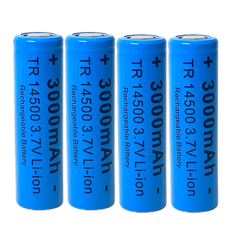 14500 Rechargeable Lithium Batteries Set 3.7V 3000mAh Flat Top 18650 for  Flashlights and Digital Devices from Dhgate Batteries - price 1.66