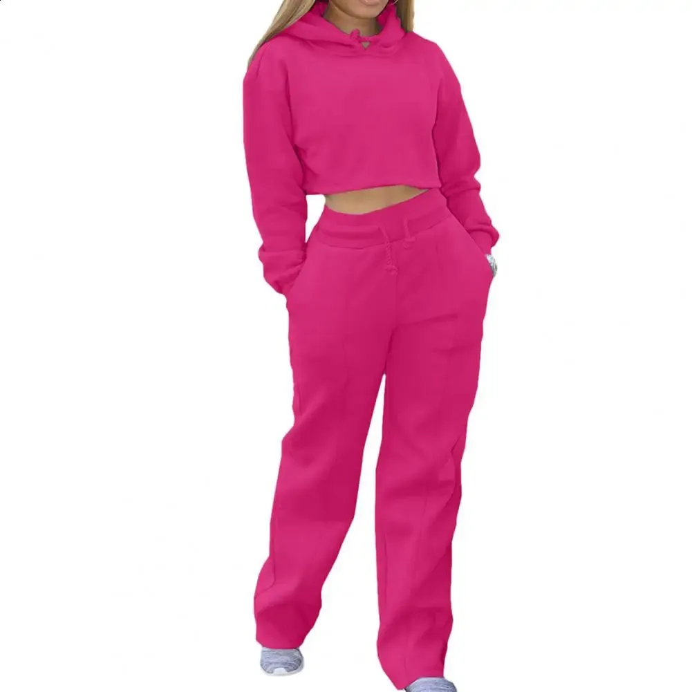 DHgate.com:Oversized Hoodie & Sport Pants Set - Autumn