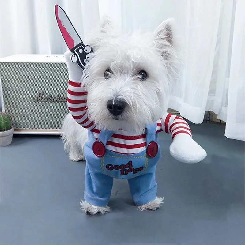 DHgate Cat Dog Halloween Costumes Role Play Costume Set for Pet Cats and Dogs Pet Supplies